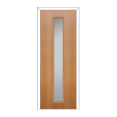 Полотно дверное стекло L2 ОЛОВИ Миланский орех 600x2000 мм без фурн