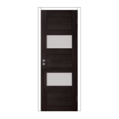 Полотно дв. стекло ОЛОВИ с притв. 'Аризона2' Венге экошп М9 (820x2000x40 мм) замок 2014