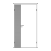 Полотно дверное ответная часть глухое ОЛОВИ М3x21 Серое RAL7040 крашенная