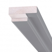 Перекладина коробки дверной ОЛОВИ Белая крашенная М10