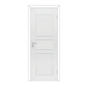 Полотно дверное Каспиан филенчатое глухое Белое крашенное М7х21