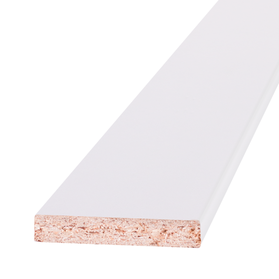 Наличник ОЛОВИ Белый крашенный 42x10x2200 мм