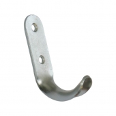 Крючок-вешалка, 70x20x2 мм, цинк (№7)