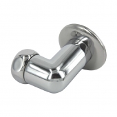 Соединение для полотенцесушителя угловое хром 1'x3/4' В/Н с отражателем