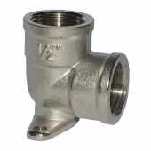 Угольник с креплением (Водорозетка) 1/2' В-В