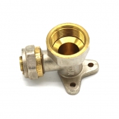 Угольник с креплением (Водорозетка) 20х1/2 ВР для м/п