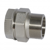 Сгон с длинной резьбой 1/2' НР x 150 мм, хром