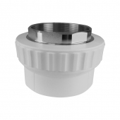 Муфта полипропилен Valfex латунная резьба (под ключ) 63x2' ВР