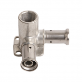 Тройник пресс с креплением 16х1/2 ВР для м/п