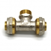 Тройник 20x1/2' НР для м/п труб