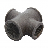 Крестовина 15 чугун.черная