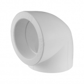 Угольник полипропилен Valfex 50 мм, 90°