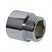Удлинитель 1/2'x20 мм, хром