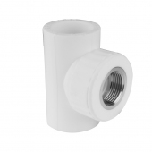 Тройник полипропилен Valfex латунная резьба 32x1' ВР