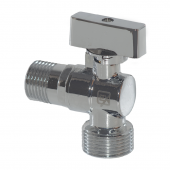 Кран шаровый 1/2'x3/4' Н/Н для сантех. приборов с отраж. угловой хром