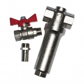 Фильтр промывной (самоочищающийся) 3/4', 16 бар, 100 мкм, латунь