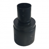 Переходник для дренажных гофрированных труб 110x63 мм