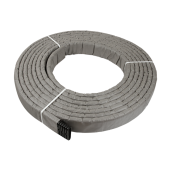 Труба дренажная гофрированная плоская SN16 160х40мм с фильтром с перфорацией (бухта 25 п.м.)