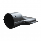 Переходник для дренажных гофрированных труб с плоской трубы 160х40мм на круглую трубу d=110мм