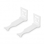Кронштейн для радиатора угловой универсальный белый (уп.2шт)