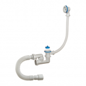 ОРИО Слив-перелив д/ван. с сифон. регул. с пл/решеткой 1 1/2х40 с г/трубой 40х40/50 с проб. А-60089