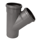 Тройник внутренний d=110х110мм 45 гр.