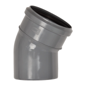 Отвод внутренний d=110мм 15 гр.