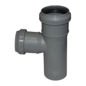 Тройник внутренний d=50х40мм 87 гр.