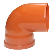 Отвод наружный d=160мм 87 гр.