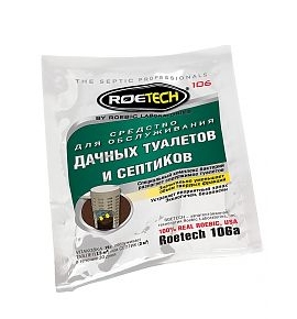 Средство ROETECH для обслуживания дачных туалетов и септиков (75 г)